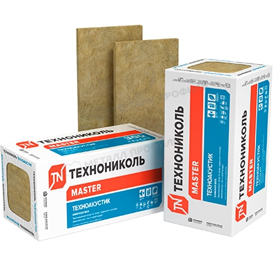 Теплоизоляционные плиты ТЕХНОАКУСТИК 1200х600х50 мм (0.432 куб.м) ― заказать в Архангельске по умеренным ценам.